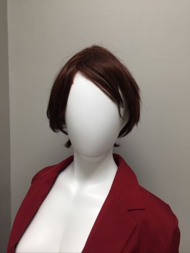 Baruisi Short WineSynthetic Layered Hair Wig (6922772250807)